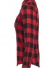 Дамска карирана риза в черно и червено Urban Classics Ladies Turnup Checked Flanell Shirt Дамска карирана риза в черно и червено Urban Classics Ladies Turnup Checked Flanell Shirt
