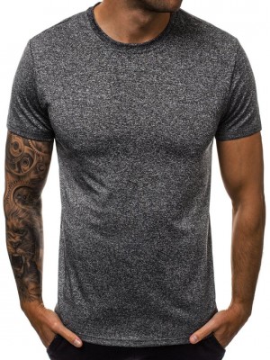 Изчистена тениска в сив цвят JS/S01