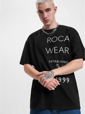 Мъжка тениска в черен цвят Rocawear ExcuseMe