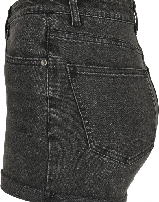 Дамски къси дънкови панталони в черен цвят Urban Classics 5 Pocket Shorts Дамски къси дънкови панталони в черен цвят Urban Classics 5 Pocket Shorts