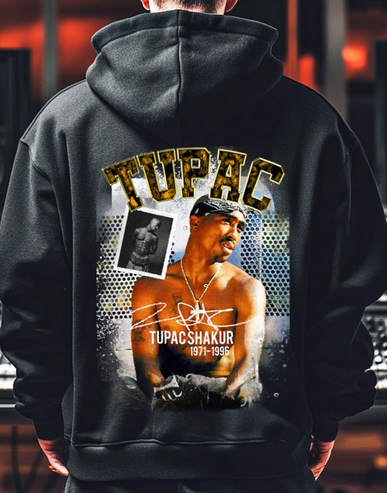 Мъжко Худи Tupac Shakur 3 Мъжко Худи Tupac Shakur 3