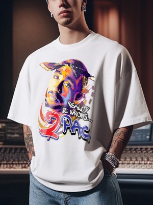 Овърсайз Тениска 2Pac - Reality Is Wrong