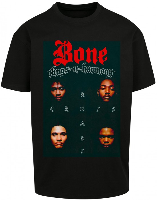 Мъжка тениска в черен цвят Mister Tee Bone-Thugs-N-Harmony Crossroads Oversize Мъжка тениска в черен цвят Mister Tee Bone-Thugs-N-Harmony Crossroads Oversize