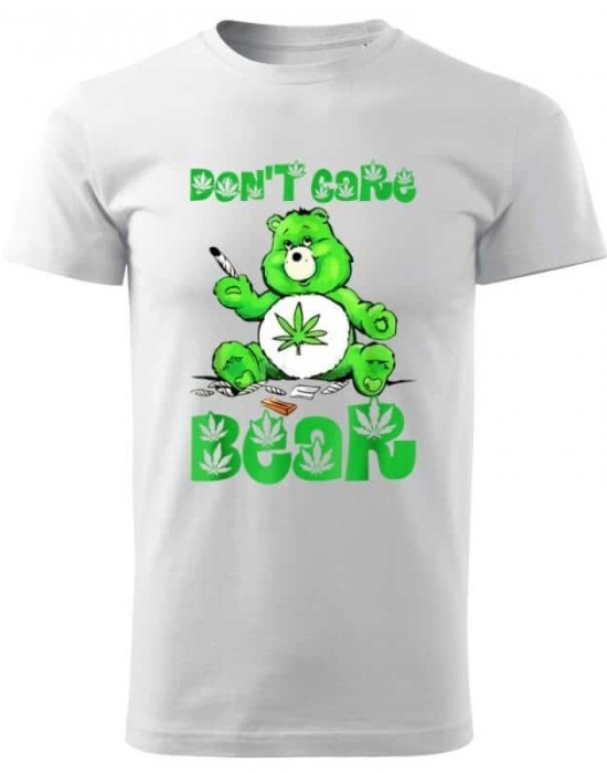 Тениска Funny Weed Bear Dont Care Тениска Funny Weed Bear Dont Care