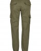Дамски карго панталон в масленозелен цвят Urban Classics Ladies High Waist Cargo Jogging Pants summerolive 