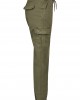 Дамски карго панталон в масленозелен цвят Urban Classics Ladies High Waist Cargo Jogging Pants summerolive 