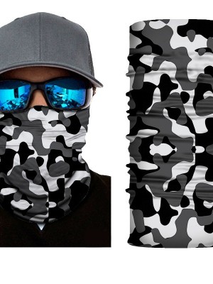 Бандана шал HoodStyle Bandana в бяло-черен камуфлаж