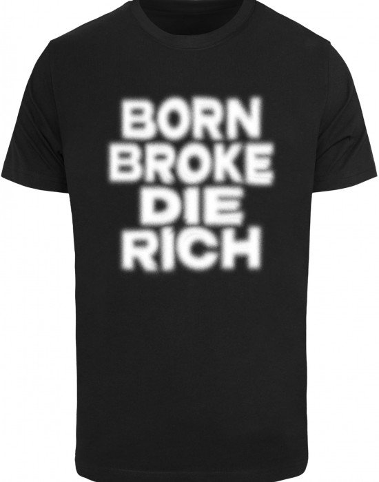 Тениска в черно Mister Tee Born And Die Тениска в черно Mister Tee Born And Die