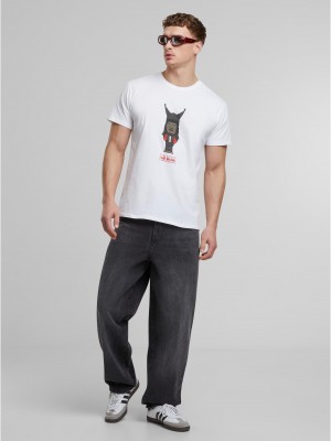 Тениска в бяло I Am Music Mister Tee