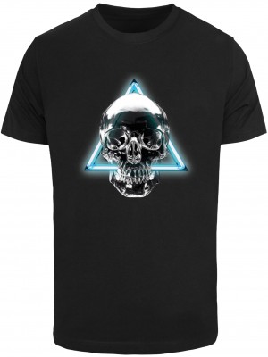 Тениска в черен цвят Mister Tee Neon Skull