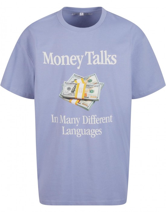 Мъжка тениска в лилаво Mister Tee Money Talks Oversize Мъжка тениска в лилаво Mister Tee Money Talks Oversize