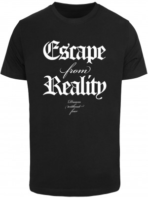 Тениска в черно Mister Tee Escape From Reality
