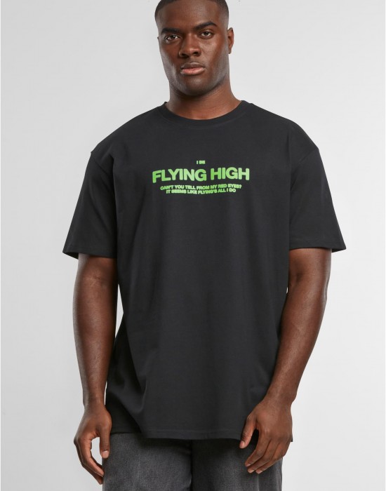 Тениска в черно Mister Tee I am Flying Oversize Тениска в черно Mister Tee I am Flying Oversize