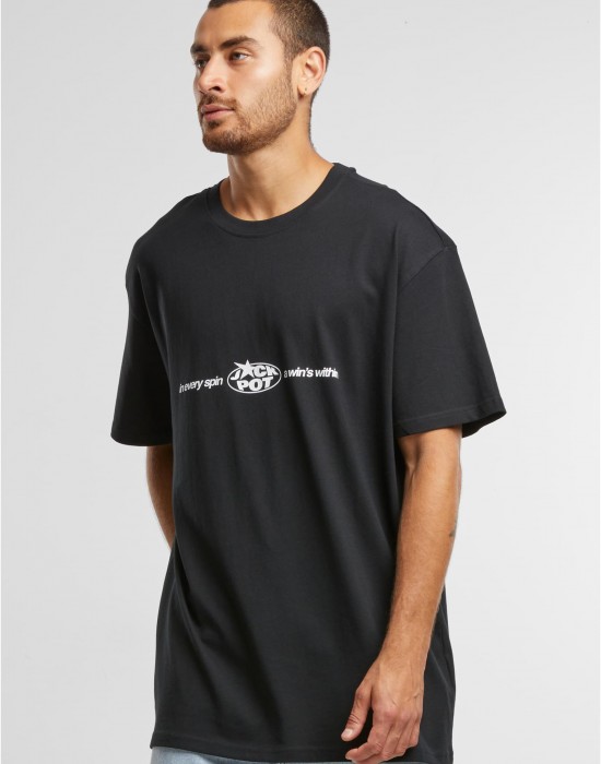Мъжка чврна тениска Mister Tee Every Spin Wins Мъжка чврна тениска Mister Tee Every Spin Wins