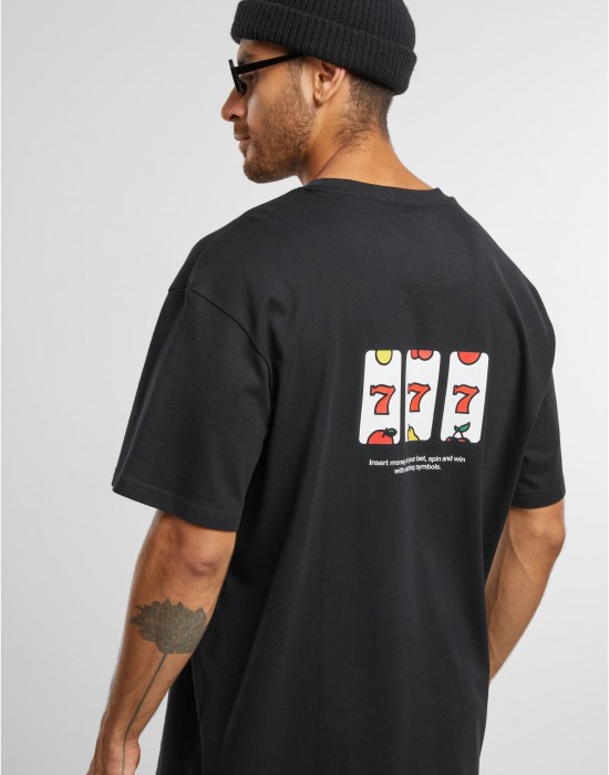 Мъжка чврна тениска Mister Tee Every Spin Wins Мъжка чврна тениска Mister Tee Every Spin Wins