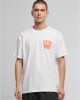 Мъжка тениска в бяло Mister Tee Psycho Font Oversize