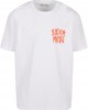 Мъжка тениска в бяло Mister Tee Psycho Font Oversize