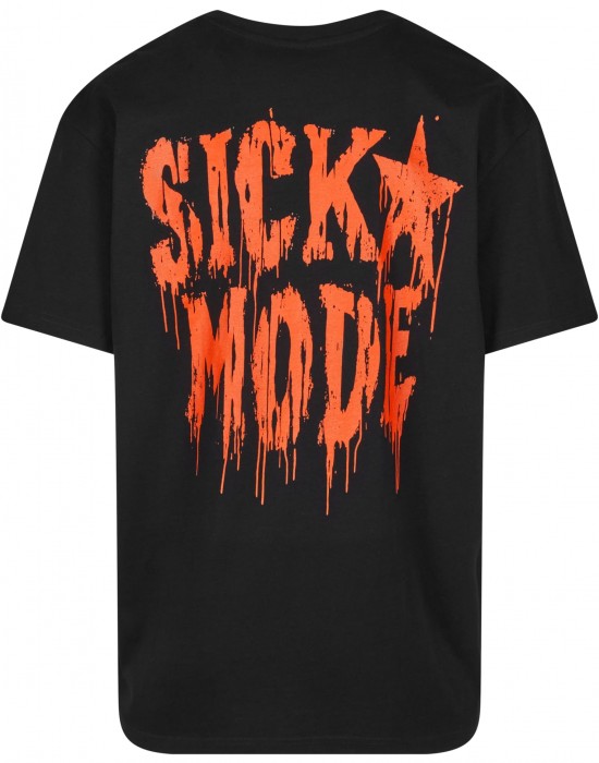 Мъжка тениска в черно Mister Tee Psycho Font Oversize