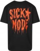 Мъжка тениска в черно Mister Tee Psycho Font Oversize