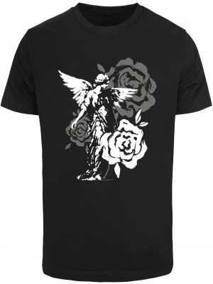 Мъжка тениска с черен цвят Grace In Bloom