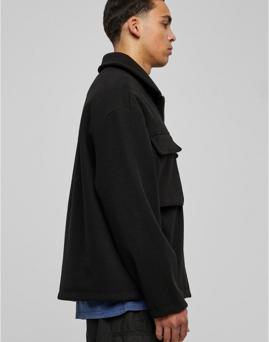 Мъжко яке в черен цвят Urban Classics Big Pocket Мъжко яке в черен цвят Urban Classics Big Pocket
