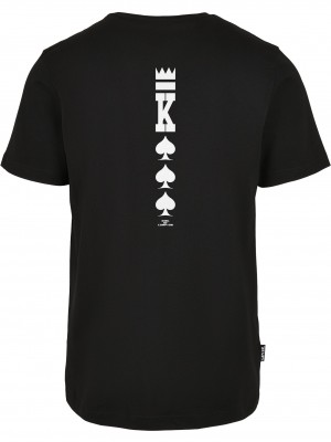 Мъжка тениска в черно C&S WL Compton Card