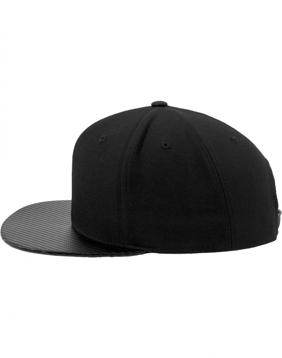 Шапка с козирка в черно Carbon Snapback Шапка с козирка в черно Carbon Snapback