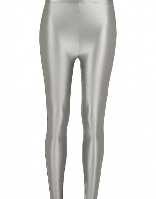 Дамски клин в сребрист цвят Urban Classics Highwaist Shiny 