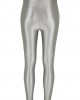 Дамски клин в сребрист цвят Urban Classics Highwaist Shiny 