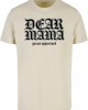 Мъжка тениска в цвят мокър пясък Mister Tee Dear Mama Мъжка тениска в цвят мокър пясък Mister Tee Dear Mama