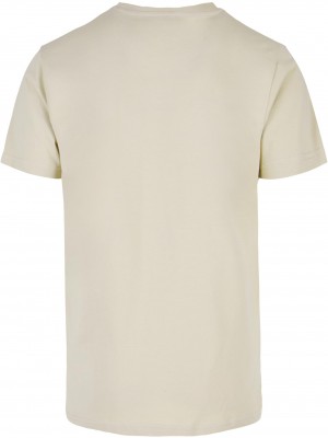 Мъжка тениска в цвят мокър пясък Mister Tee Dear Mama