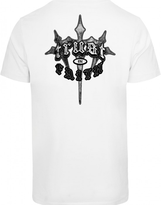 Тениска в бял цвят Mister Tee Trust In Faith Тениска в бял цвят Mister Tee Trust In Faith