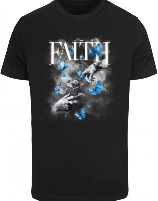 Тениска в черно Mister Tee Faith Butterfly Тениска в черно Mister Tee Faith Butterfly