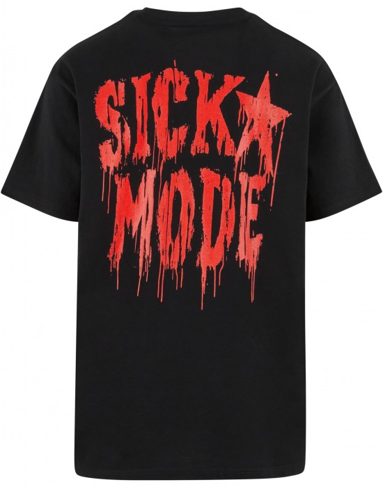 Мъжка овърсайз тениска в черно Mister Tee Psycho Man