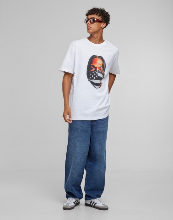 Мъжка овърсайз тениска Mister Tee Psycho Man