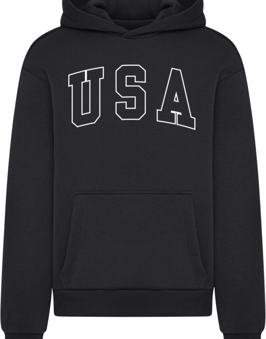 Мъжки суичър в черен цвят Mister Tee USA