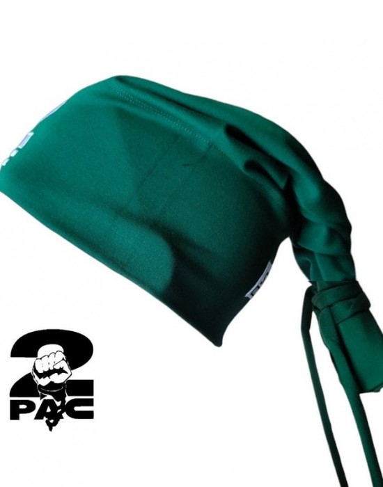 Бийни шапка в зелено бродерия 2Pac Beanie Street Knowledge