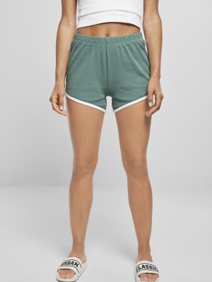 Дамски къси панталон в цвят праскова Urban Classics от органичен памук