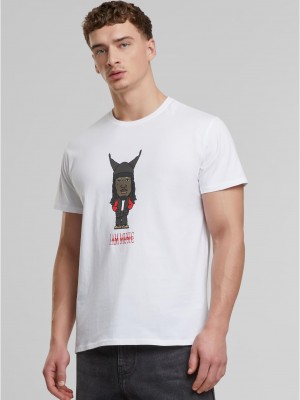 Тениска в бяло I Am Music Mister Tee