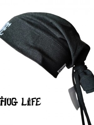 Бийни шапка с бродерия Thug life tattoo Street Knowledge Бийни шапка с бродерия Thug life tattoo Street Knowledge