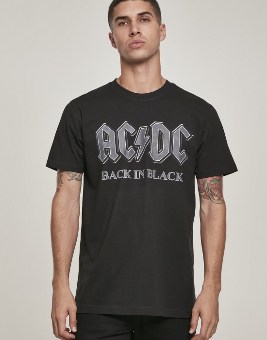Мъжка тениска Merchcode AC/DC Back In Black Мъжка тениска Merchcode AC/DC Back In Black