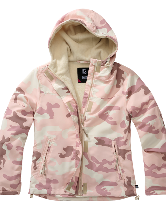 Дамско яке в светъл камуфлаж Brandit candy camo