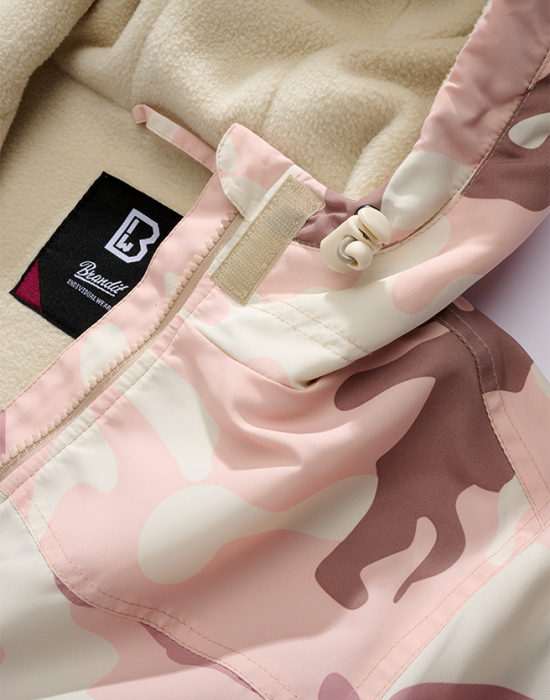 Дамско яке в светъл камуфлаж Brandit candy camo
