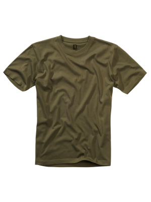 Мъжка изчистена тениска в цвят маслина Brandit