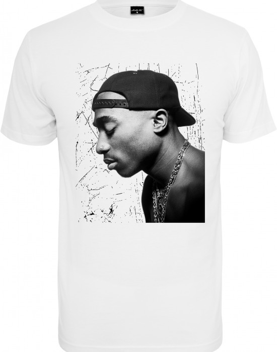 2PAC / Tupac Cracked Backround Мъжка бяла тениска Mister Tee 2PAC / Tupac Cracked Backround Мъжка бяла тениска Mister Tee