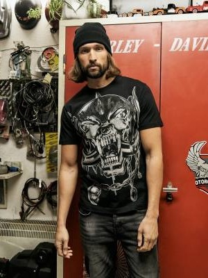 Тениска в черен цвят Motorhead Warpig Print