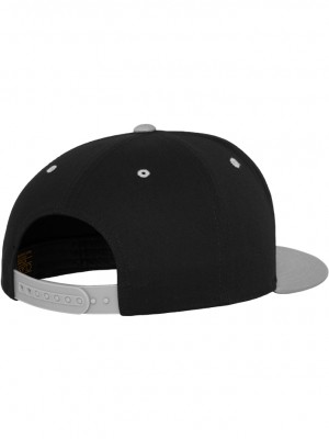 Шапка с козирка в черно Classic 5 Panel Snapback