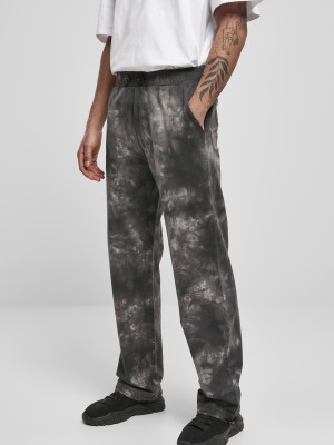 Мъжко долнище в тъмносив цвят Urban Classics Tye Dyed 