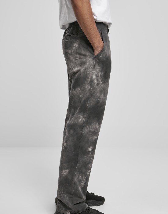 Мъжко долнище в тъмносив цвят Urban Classics Tye Dyed 