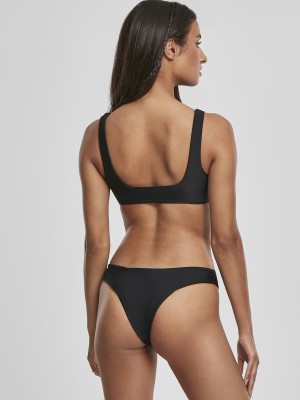  Дамски бански в черно Urban Classics Ladies Tanktop Bikini 